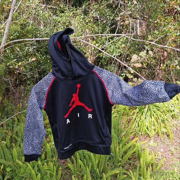 Nike Air Jordan Jumpman Therma Fit Pull over Boys Youth 7 Large - Picture 5 of 13